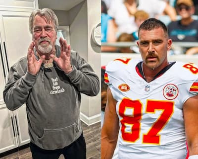 Ed Kelce and His Son Travis Kelce Photos